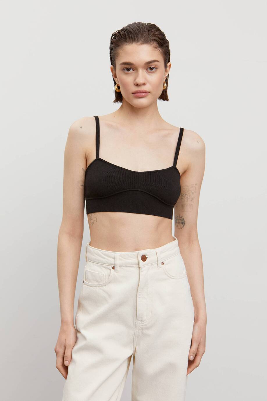 Crop top knitted